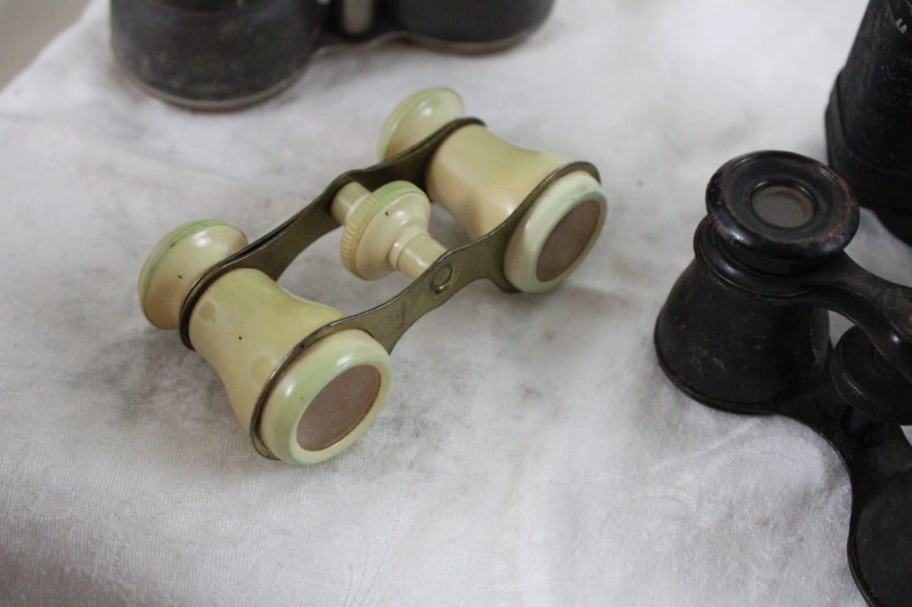 2 Pair Antique Binoculars, 2 Pair Opera Glasses - 4