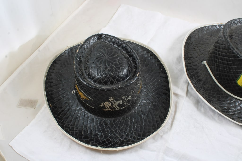2 Straw Children's Rodeo Cowboy Hats - 4