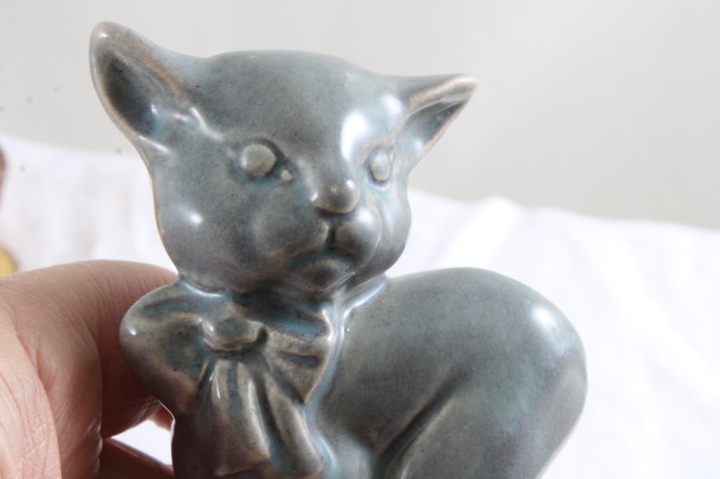 Rosso Frog Match Holder, Cat Vase, Hen on Nest - 15