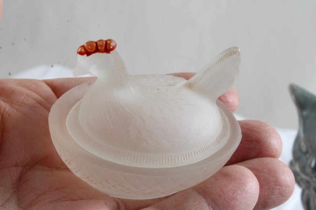 Rosso Frog Match Holder, Cat Vase, Hen on Nest - 3