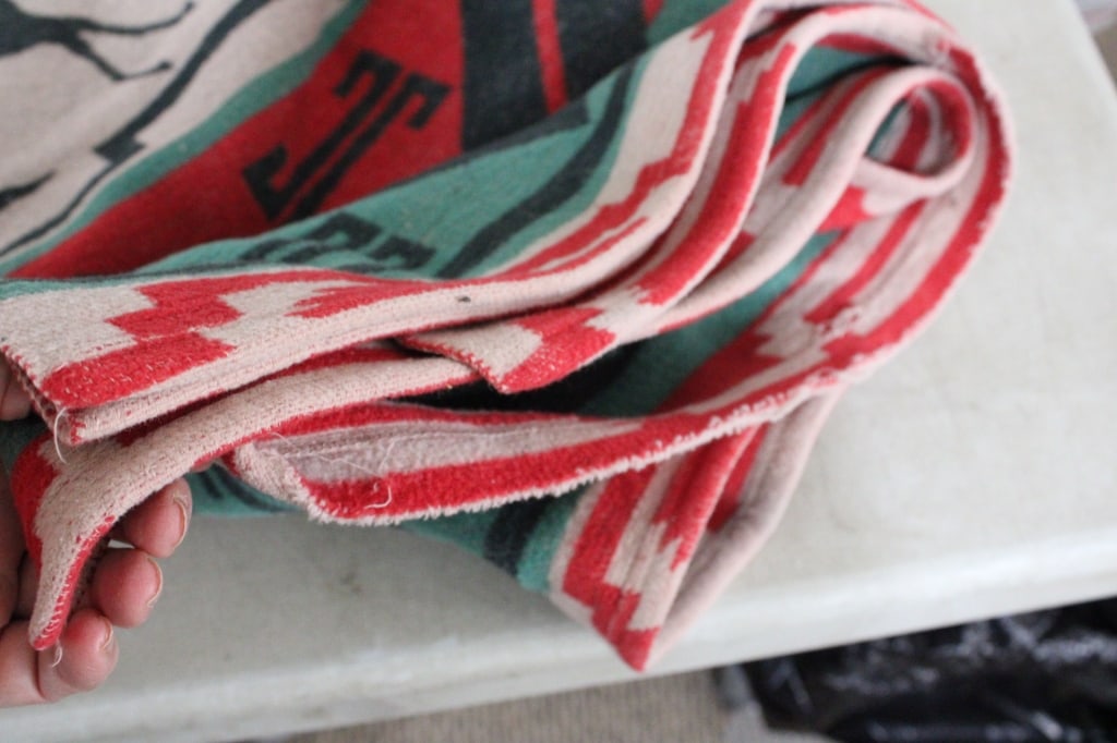 Native American Blanket Throw Tribal Pattern - 15