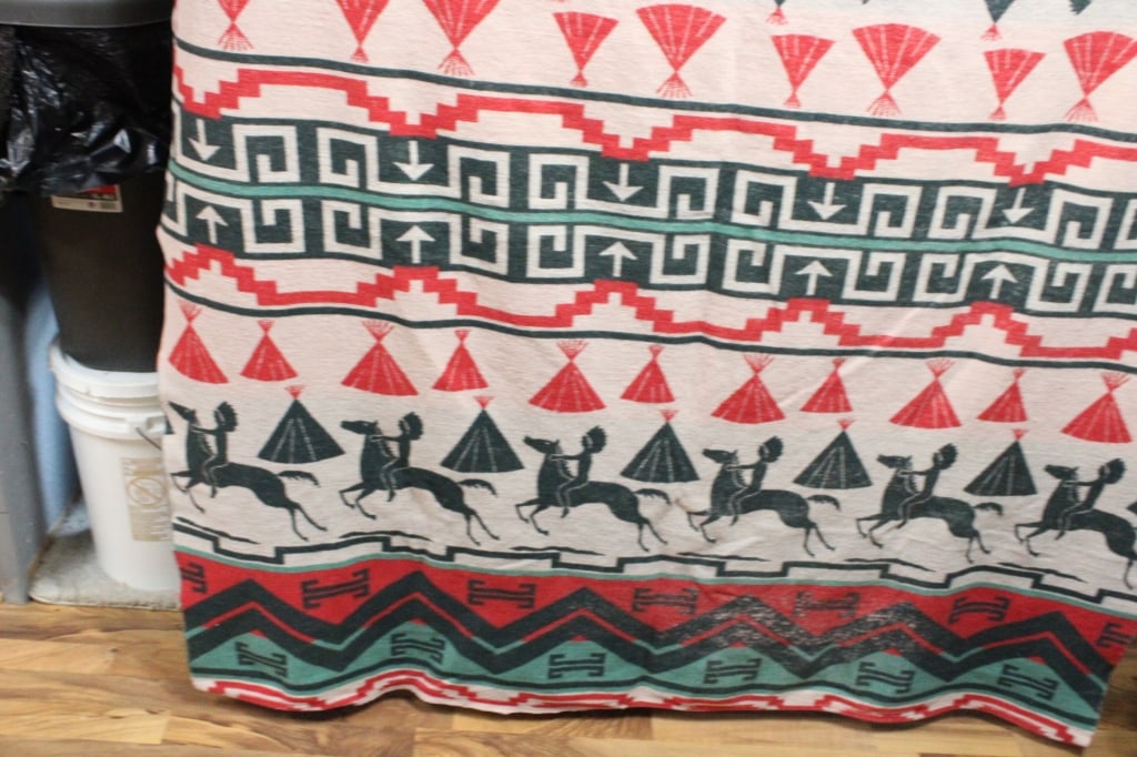 Native American Blanket Throw Tribal Pattern - 5