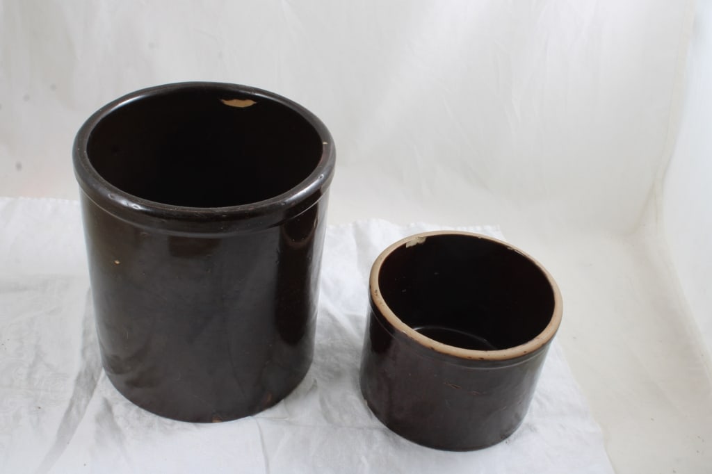 5 Pound Stoneware Butter Crock, 1 Gallon Crock (1 of 15)