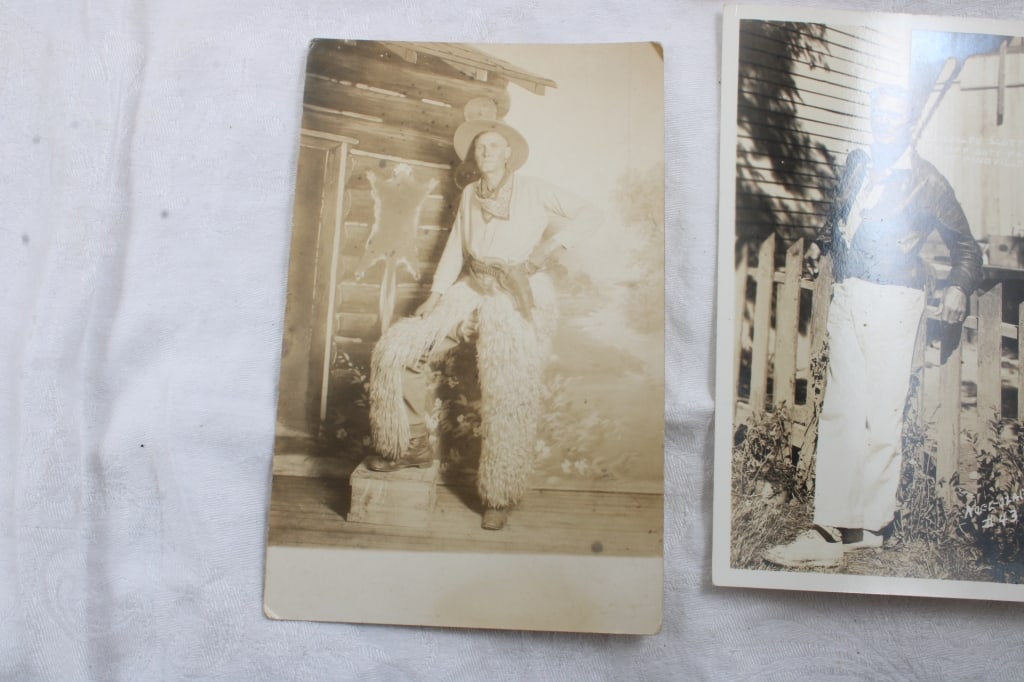 Randolph Scott RPPC, Black Americana Stereo View - 6