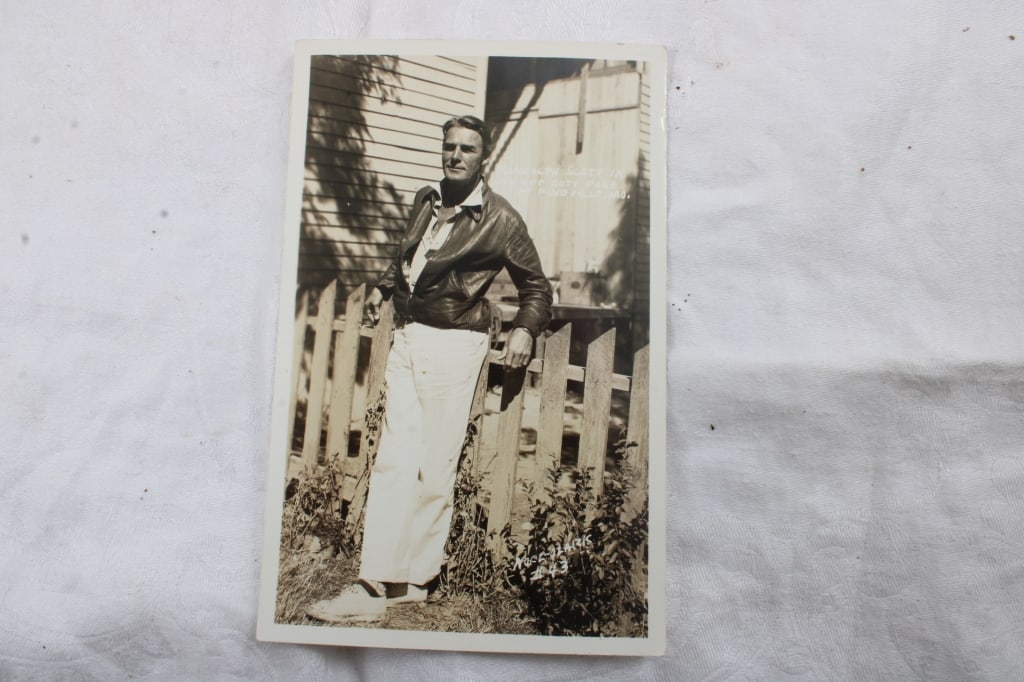 Randolph Scott RPPC, Black Americana Stereo View - 9