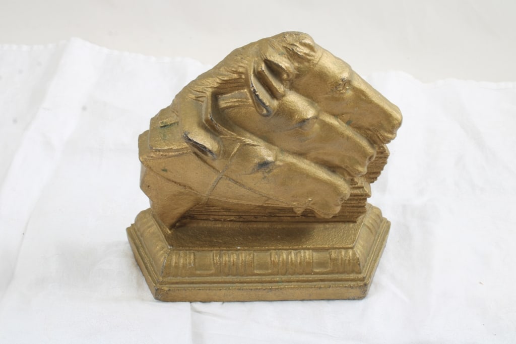 3 Cast Iron Door Stops - 13