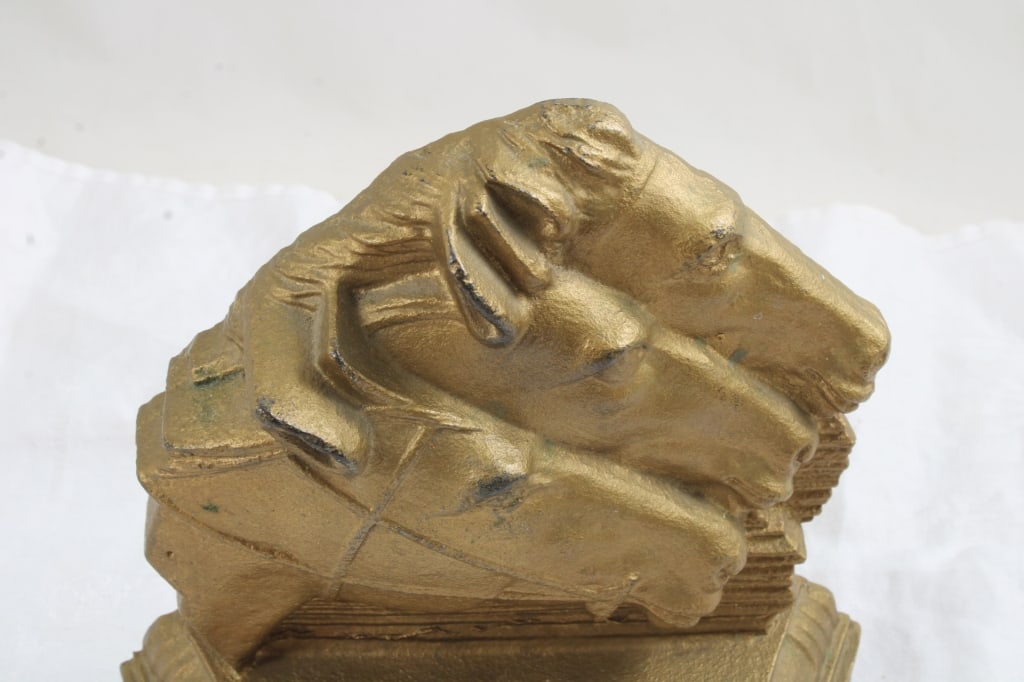 3 Cast Iron Door Stops - 14