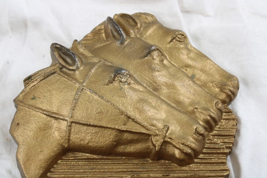 3 Cast Iron Door Stops - 20