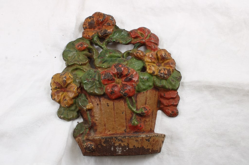 3 Cast Iron Door Stops - 2