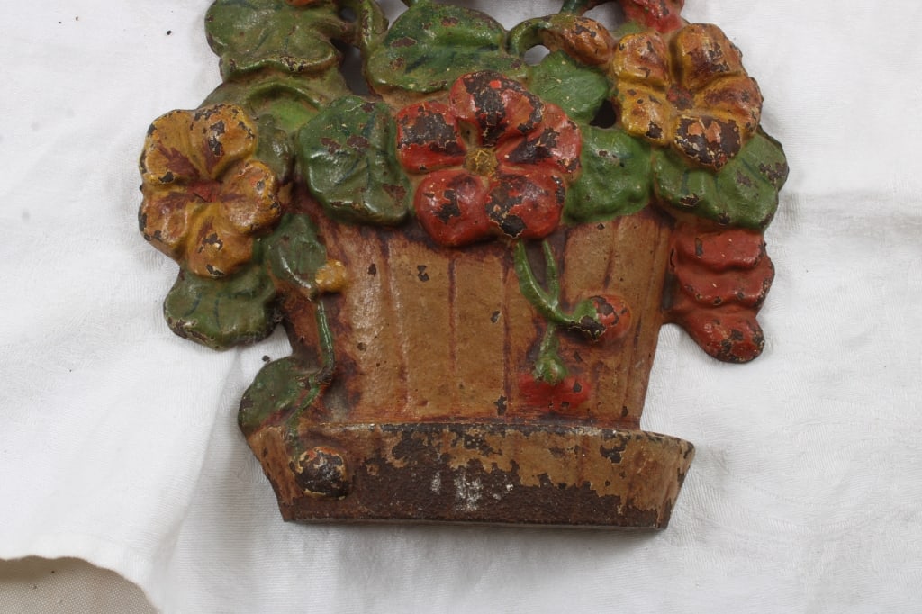 3 Cast Iron Door Stops - 4