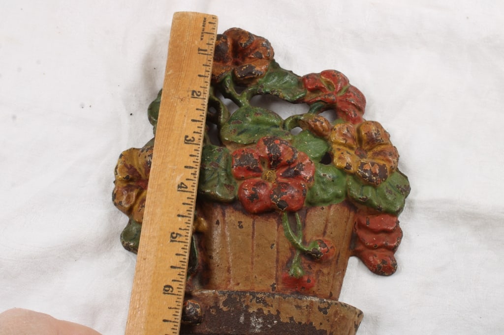 3 Cast Iron Door Stops - 5