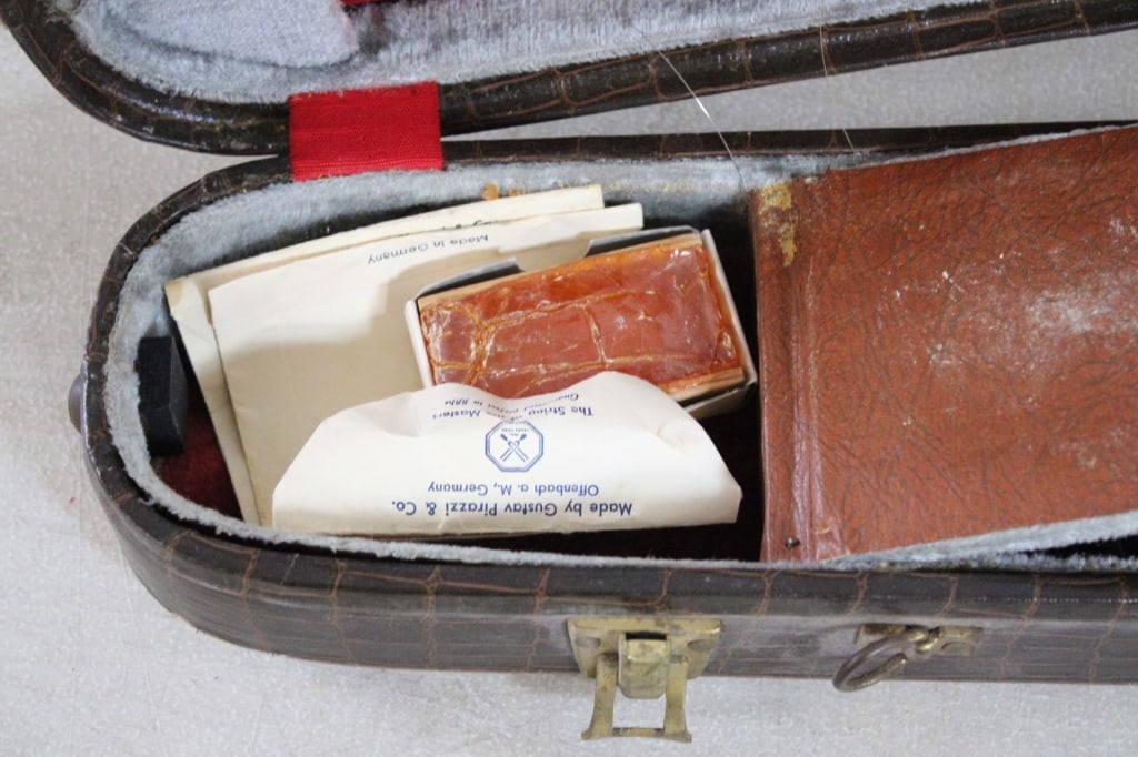 1906 Robert Paulus Straduvarius Violin, Case, Bow - 17