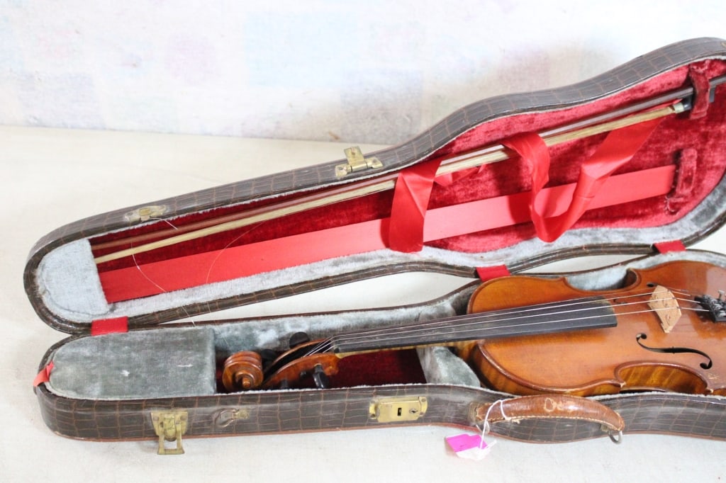 1906 Robert Paulus Straduvarius Violin, Case, Bow - 19