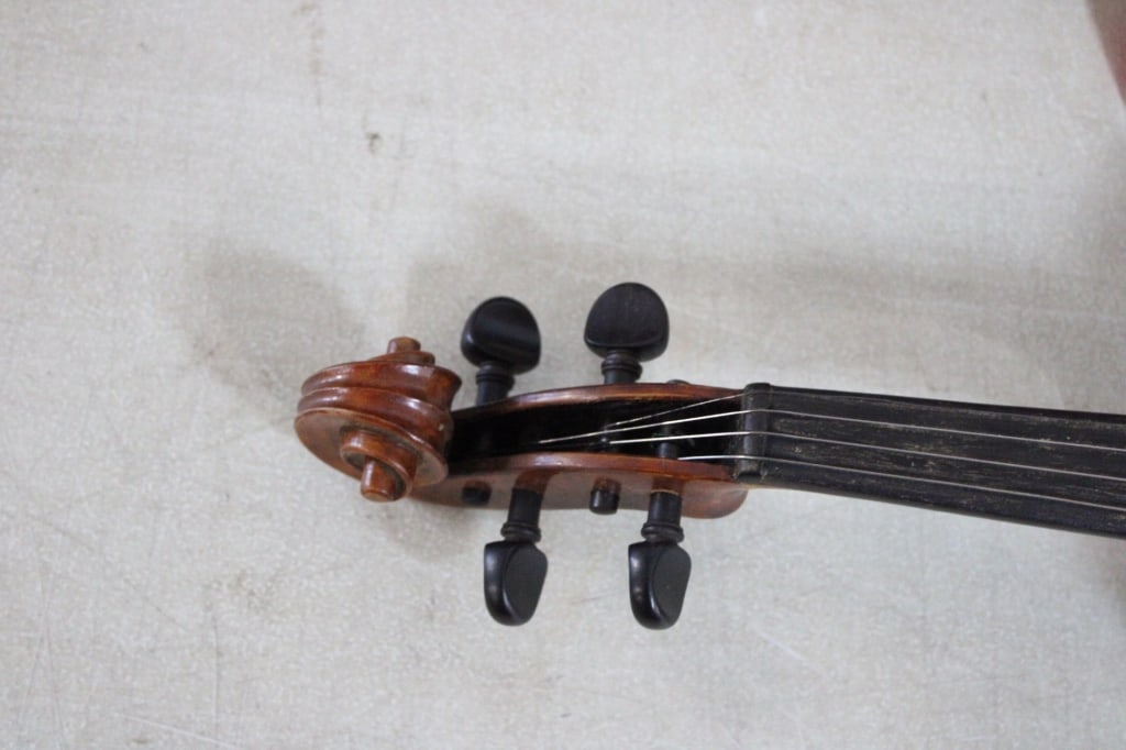 1906 Robert Paulus Straduvarius Violin, Case, Bow - 3