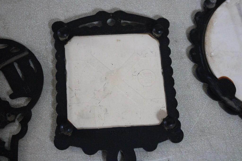 13 Cast Iron Kitchen Collectible Trivets - 20