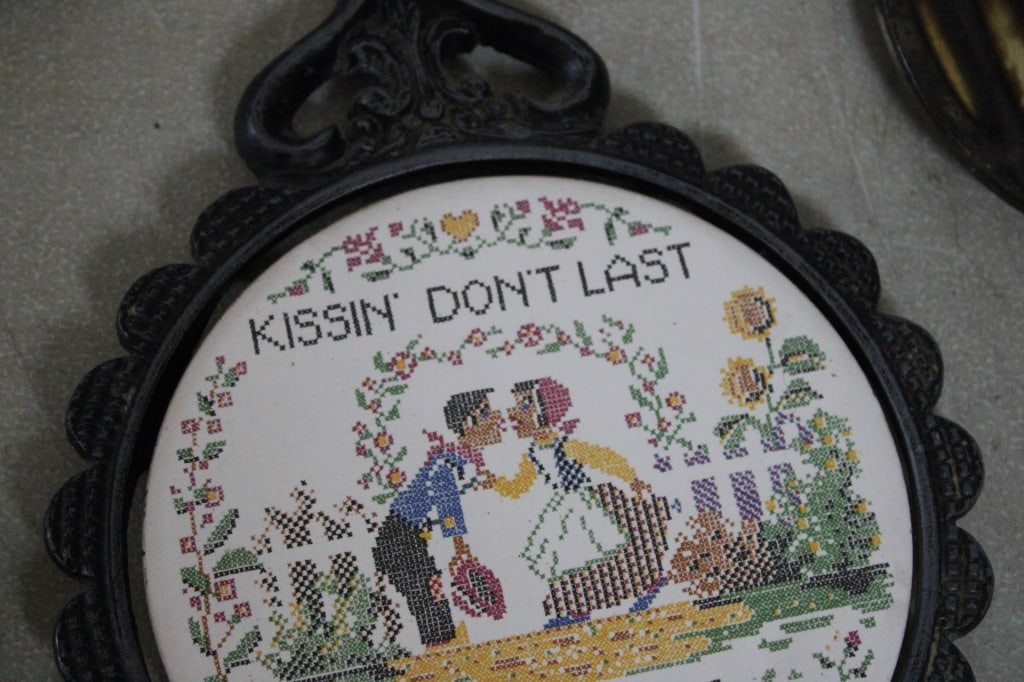 13 Cast Iron Kitchen Collectible Trivets - 8