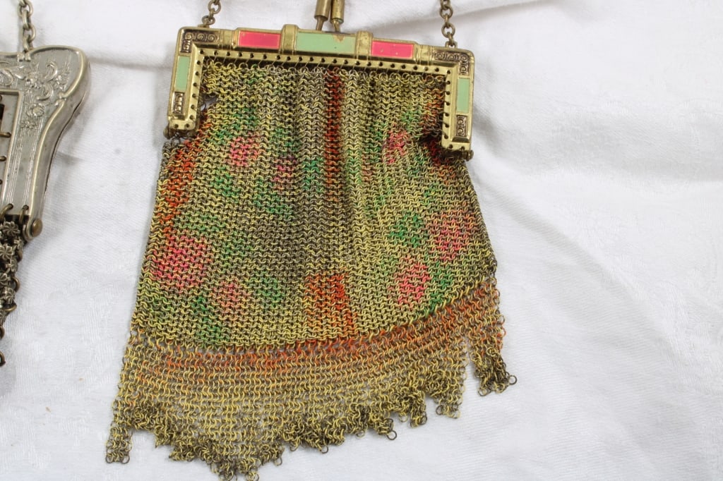 2 Flapper Chainmail Purses - 8