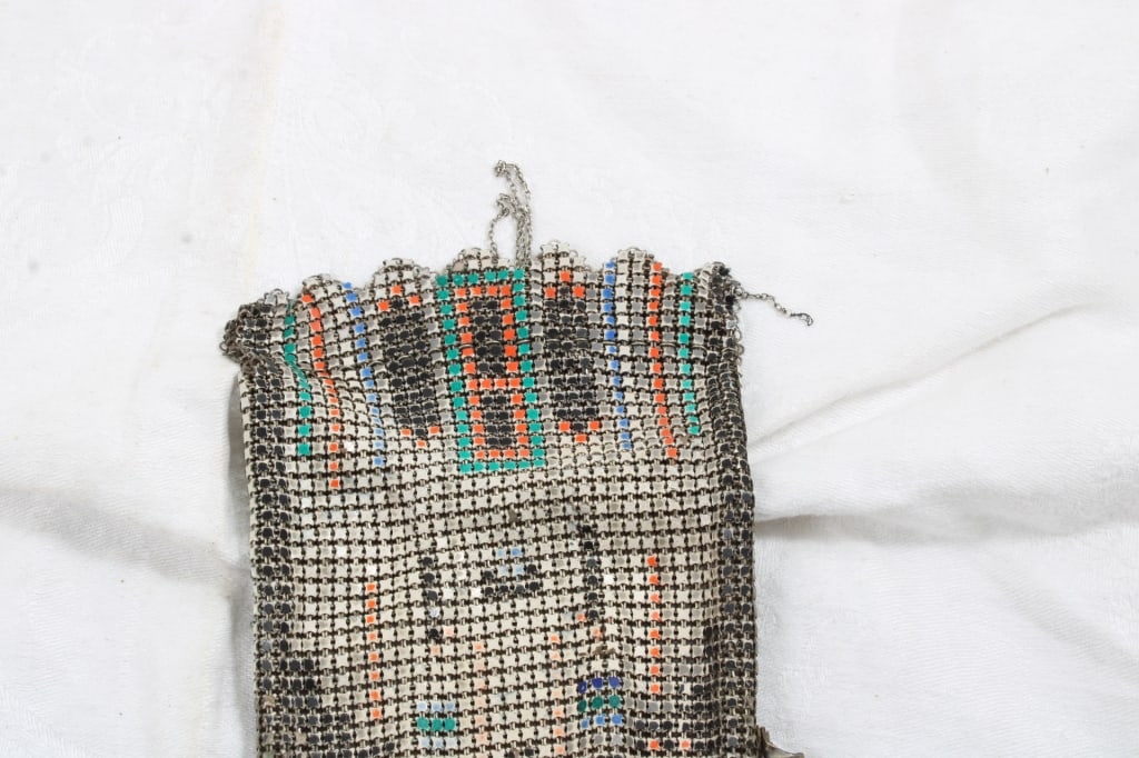 Art Deco Whiting Davis Flapper Chainmail Purse 7" - 7