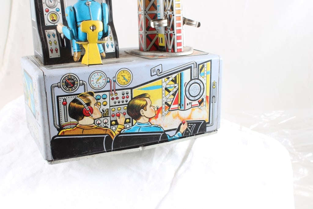 Nomura Battery Op Jupiter Rocket Launch Toy - 4