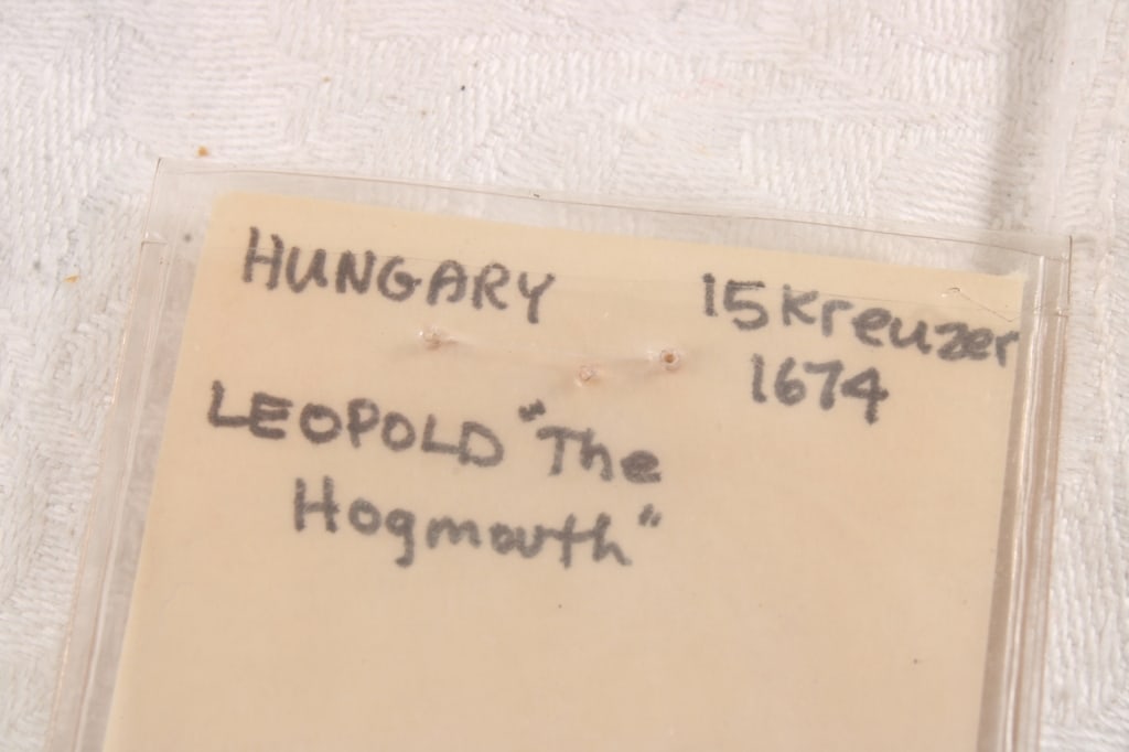 1674 Hungary 15 Kreuzers Silver Coin Leopold - 2