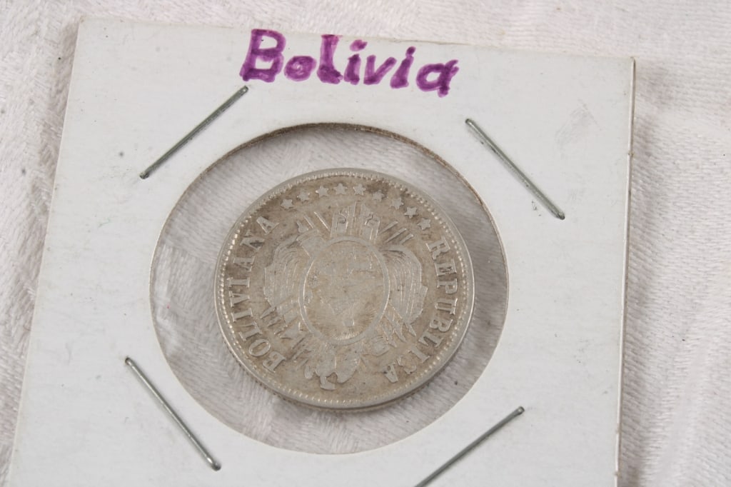 3 Antique Foreign Silver Coins - 8