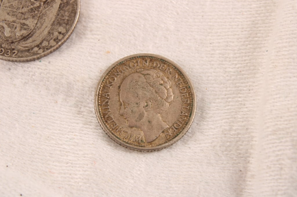 5 Antique Foreign Silver Coins - 6