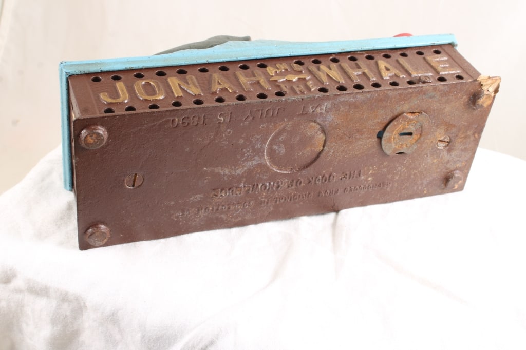 Book of Knowledge Cast Iron Mechanical Bank - 13