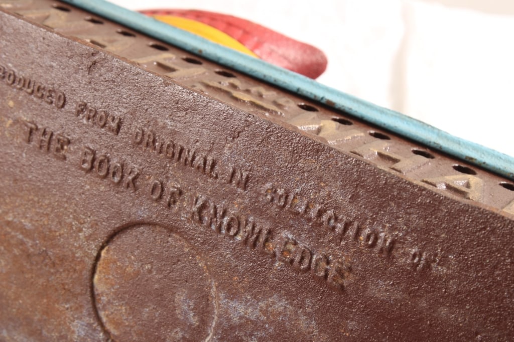 Book of Knowledge Cast Iron Mechanical Bank - 17