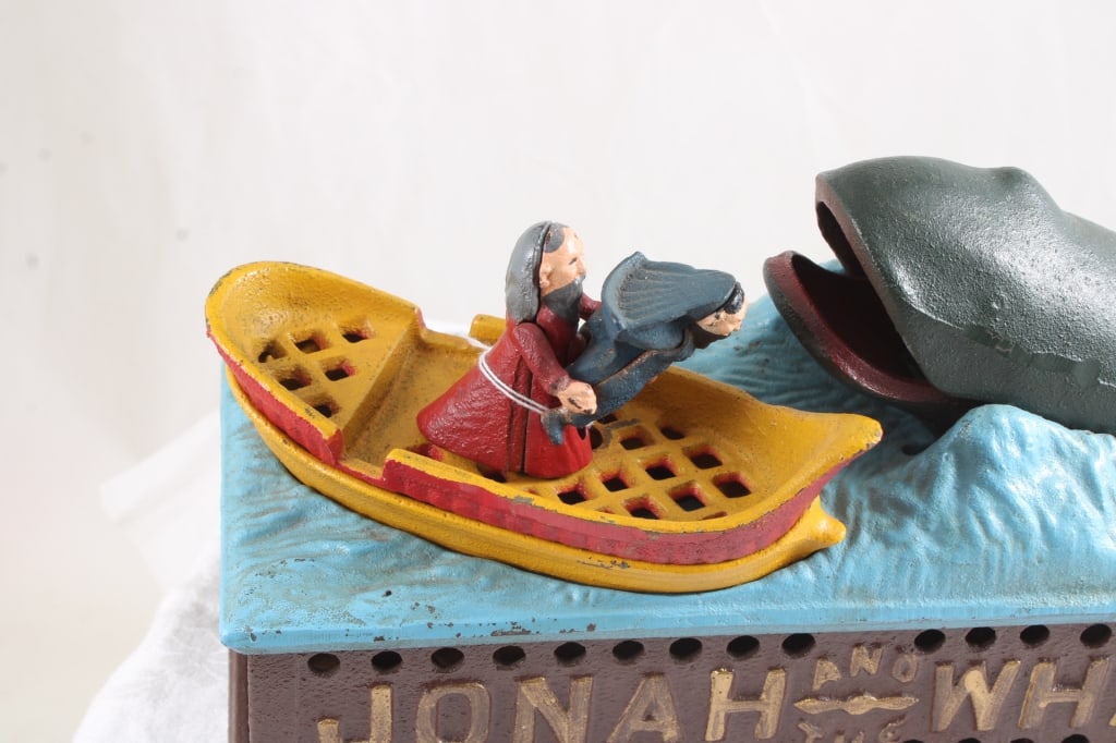 Book of Knowledge Cast Iron Mechanical Bank - 2