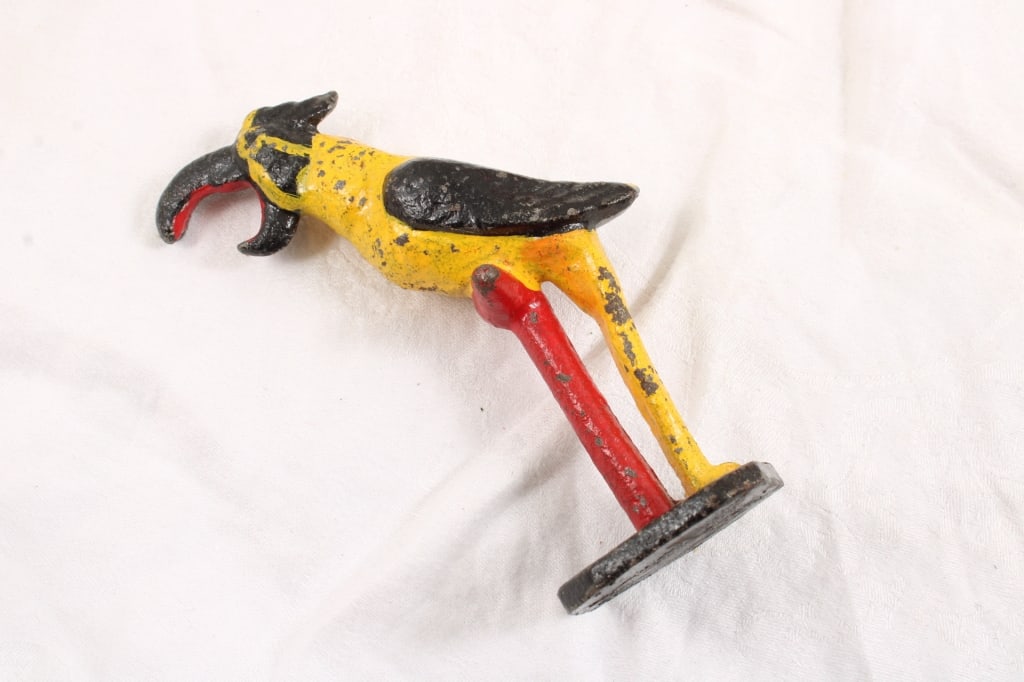 Cast Iron Parrot Bottle Opener, Roulette Game and - 19