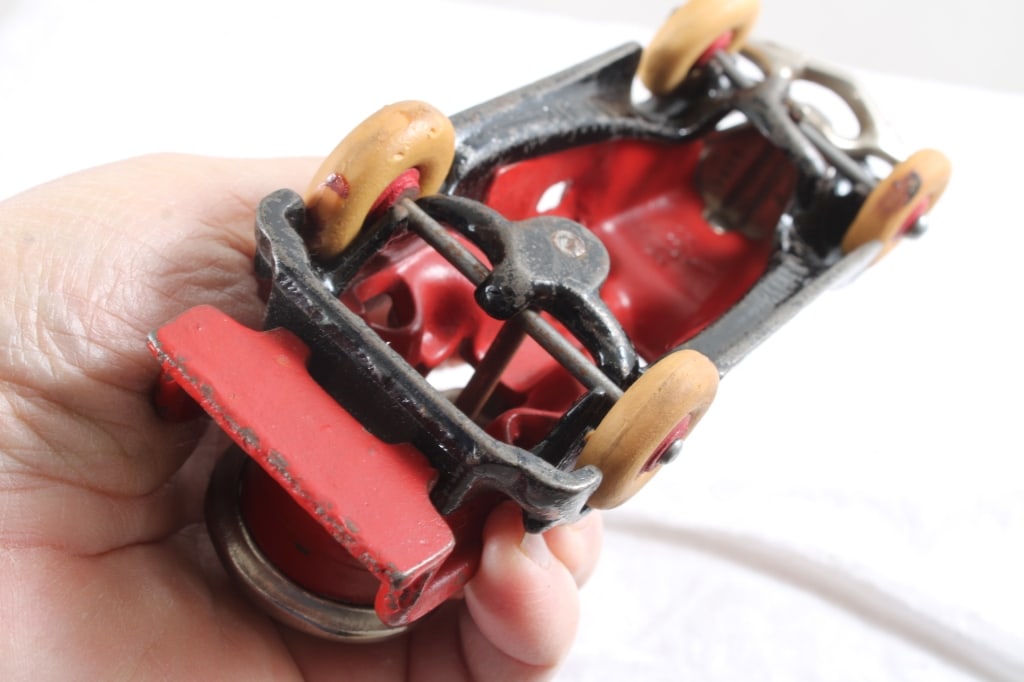 Hubley Cast Iron Pumper Fire Truck - 8