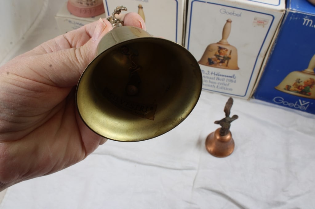 5 Goebel M J Hummel Bells & 2 Metal Bells - 11