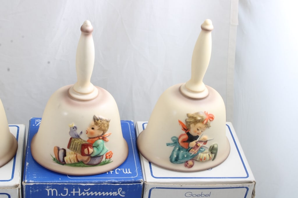 5 Goebel M J Hummel Bells & 2 Metal Bells - 5