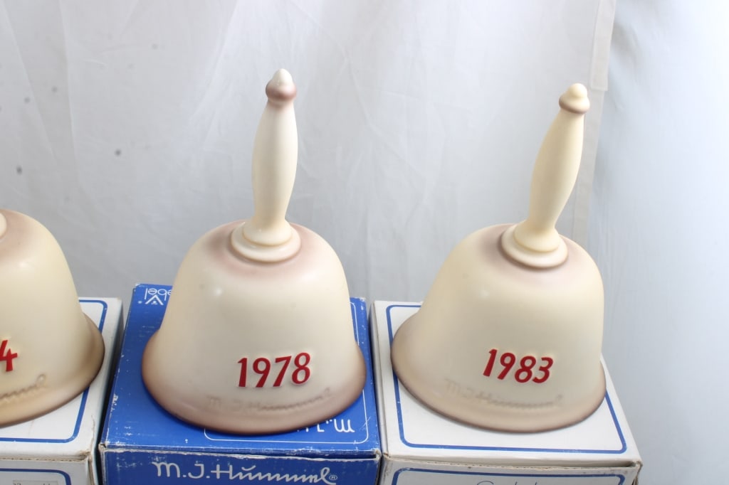 5 Goebel M J Hummel Bells & 2 Metal Bells - 8