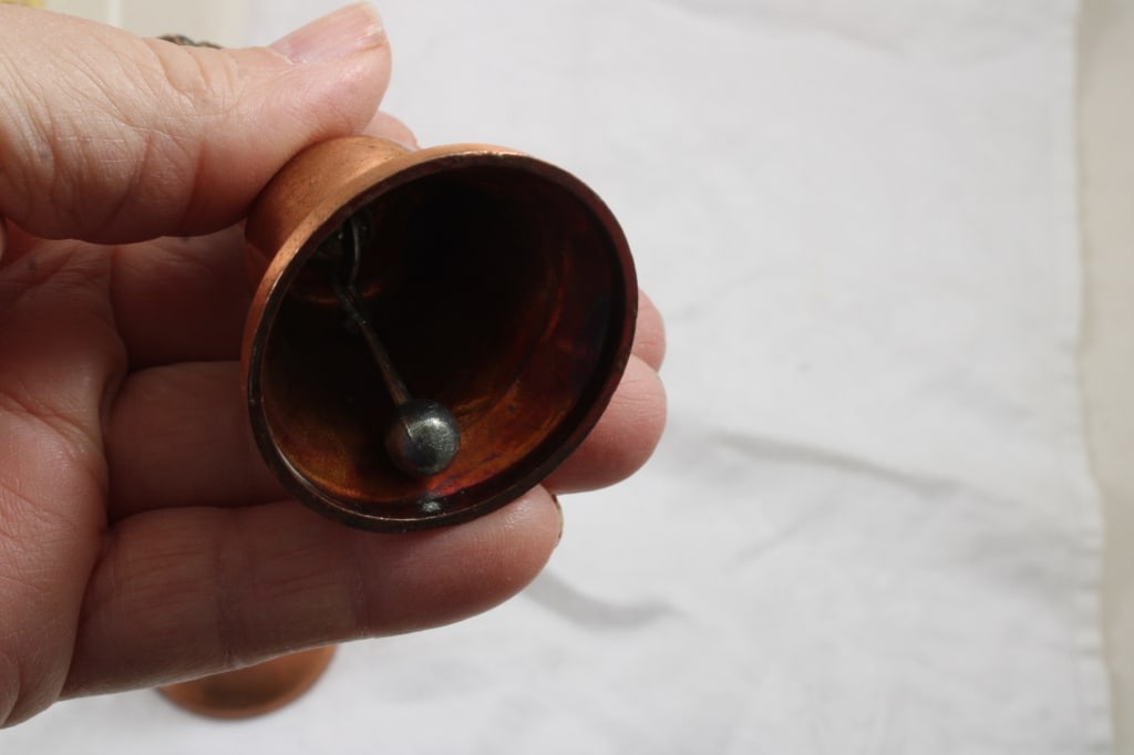 5 M J Hummel Bells, 2 Copper Bells, Watkins Plate - 7