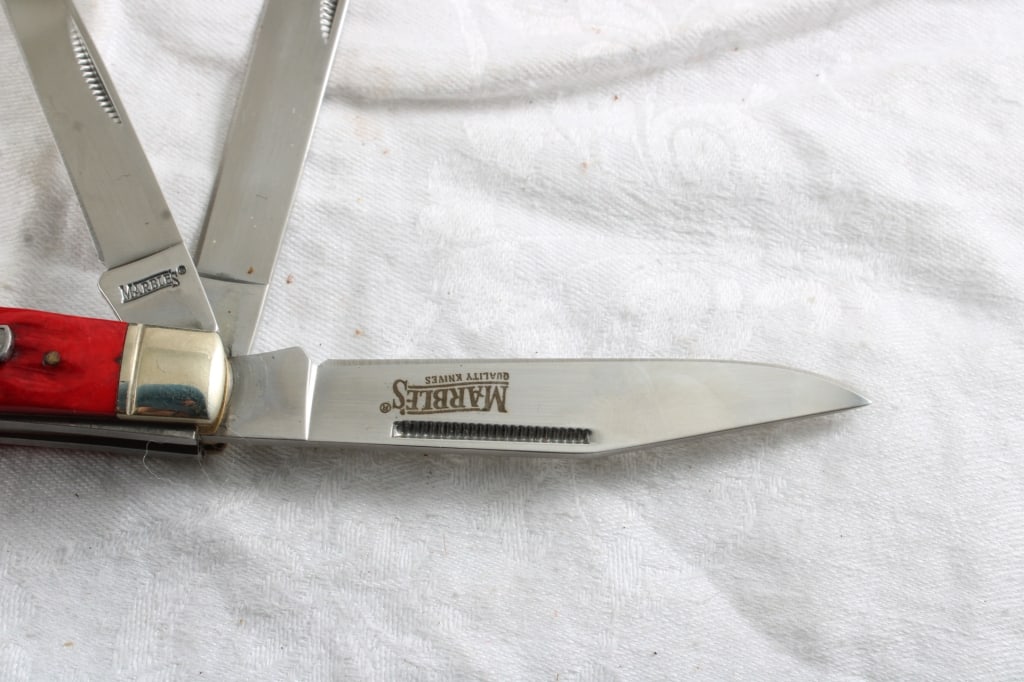 Marbles 3 Blade Folding Knife in Case - 9