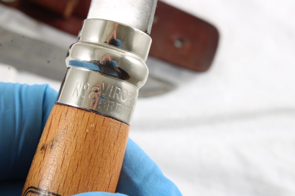 1 Mora Sweden Fixed Blade & 1 Opinel Folding Knife - 8