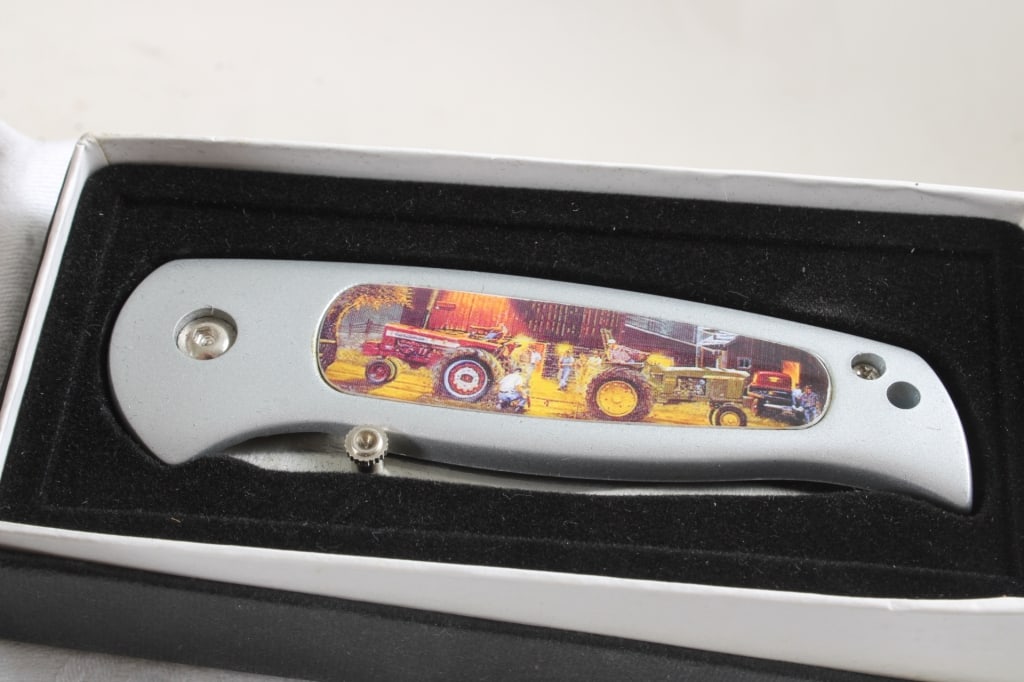 5 Folding Knives Buck 3 Blade, Frost Cutlery, - 3