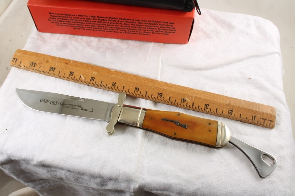 Marbles Game Getter Folding Knife in Case & Box - 6