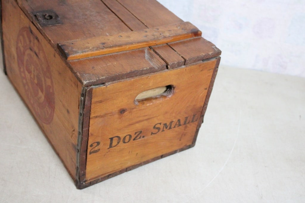 Pabst Blue Ribbon Pre-Prohibition Wood Beer Crate - 2
