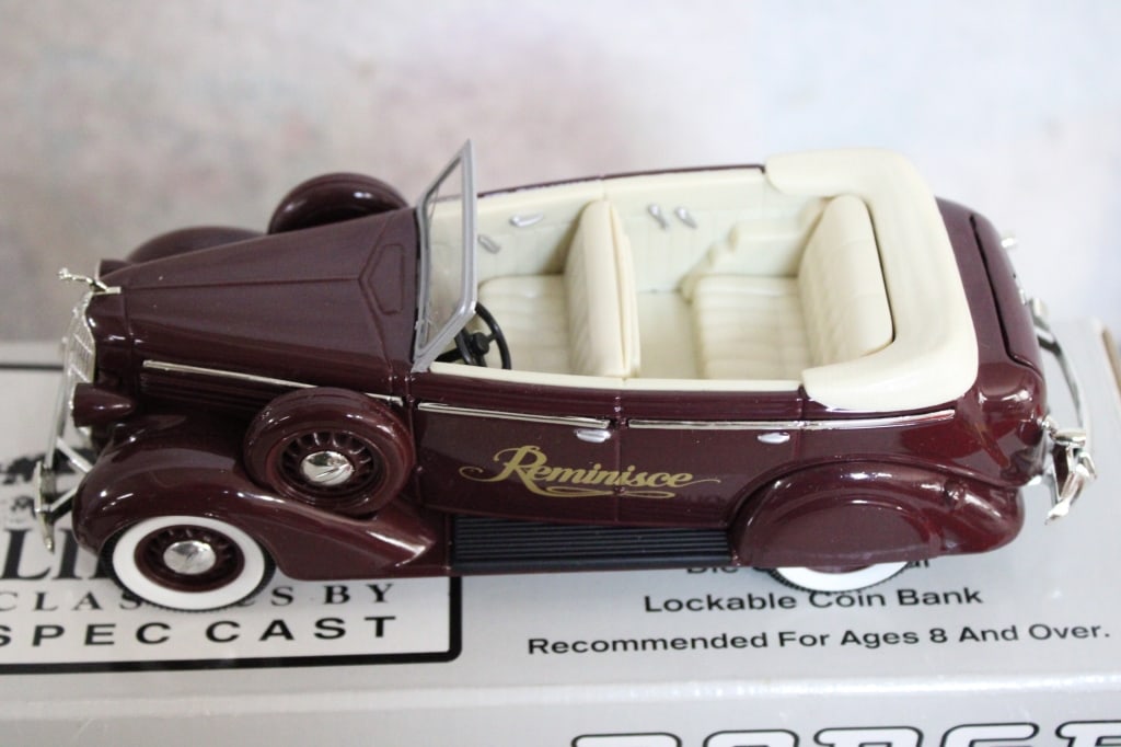 4 NIB Diecast Cars, 2 Revell Trucks, Erector Motor - 19