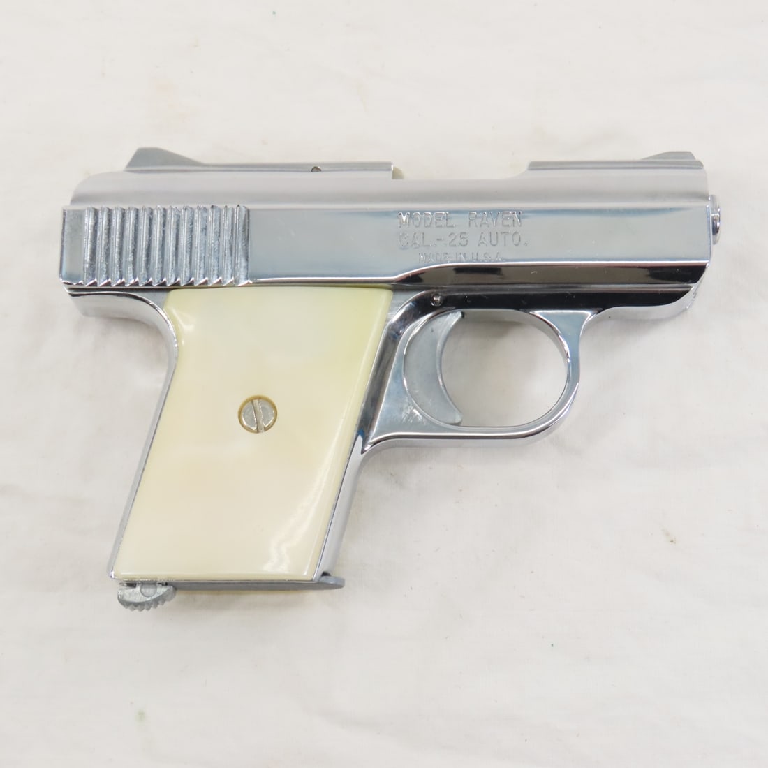 Phoenix Arms Raven-25 Chrome Pistol .25 Auto - 2
