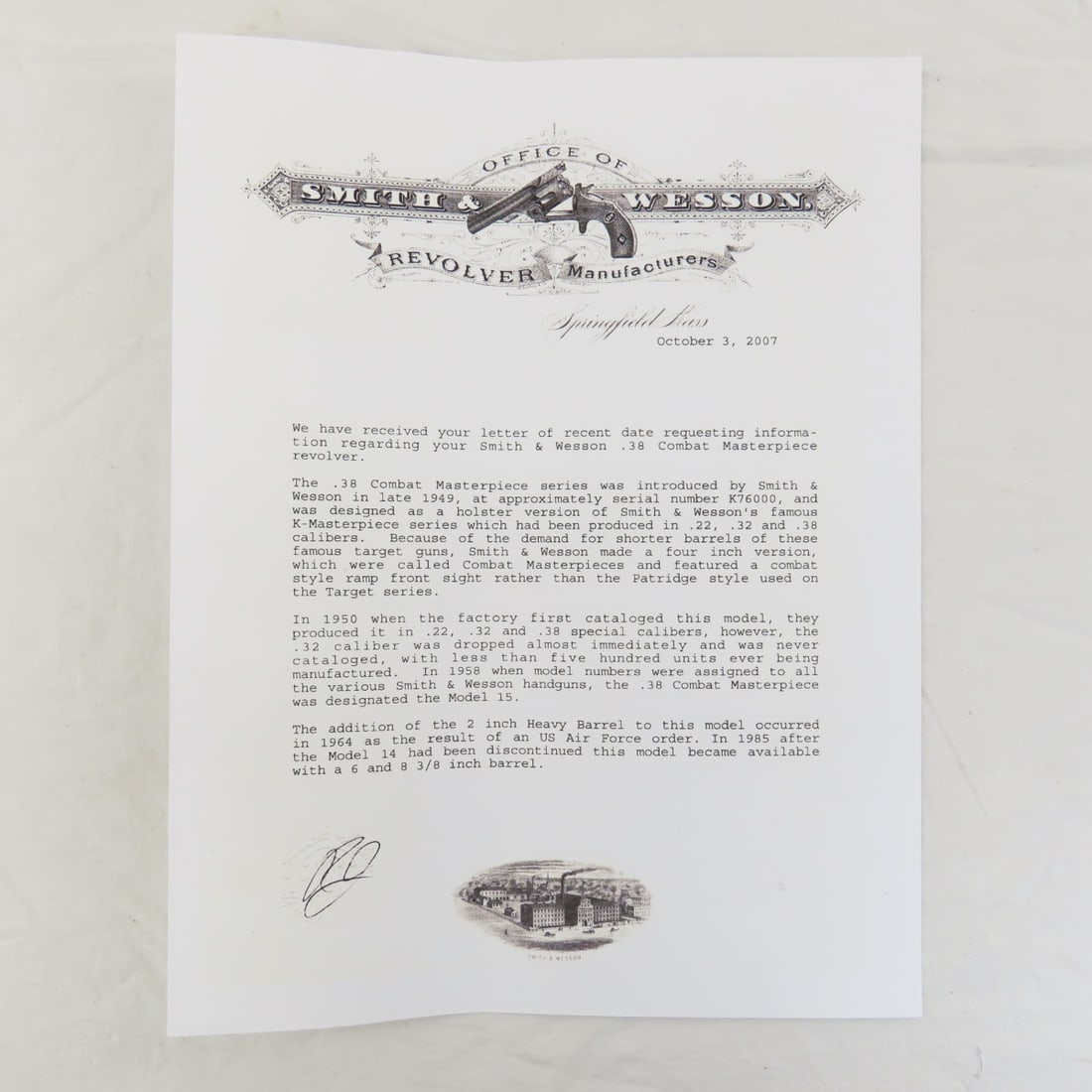 Smith & Wesson K-Frame Revolver Model 15 - 18