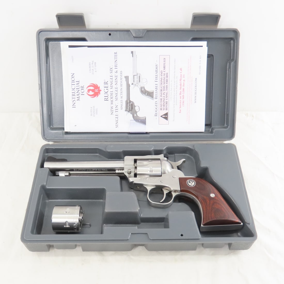Ruger Single-Six Convertible 22/22WMR Revolver - 18