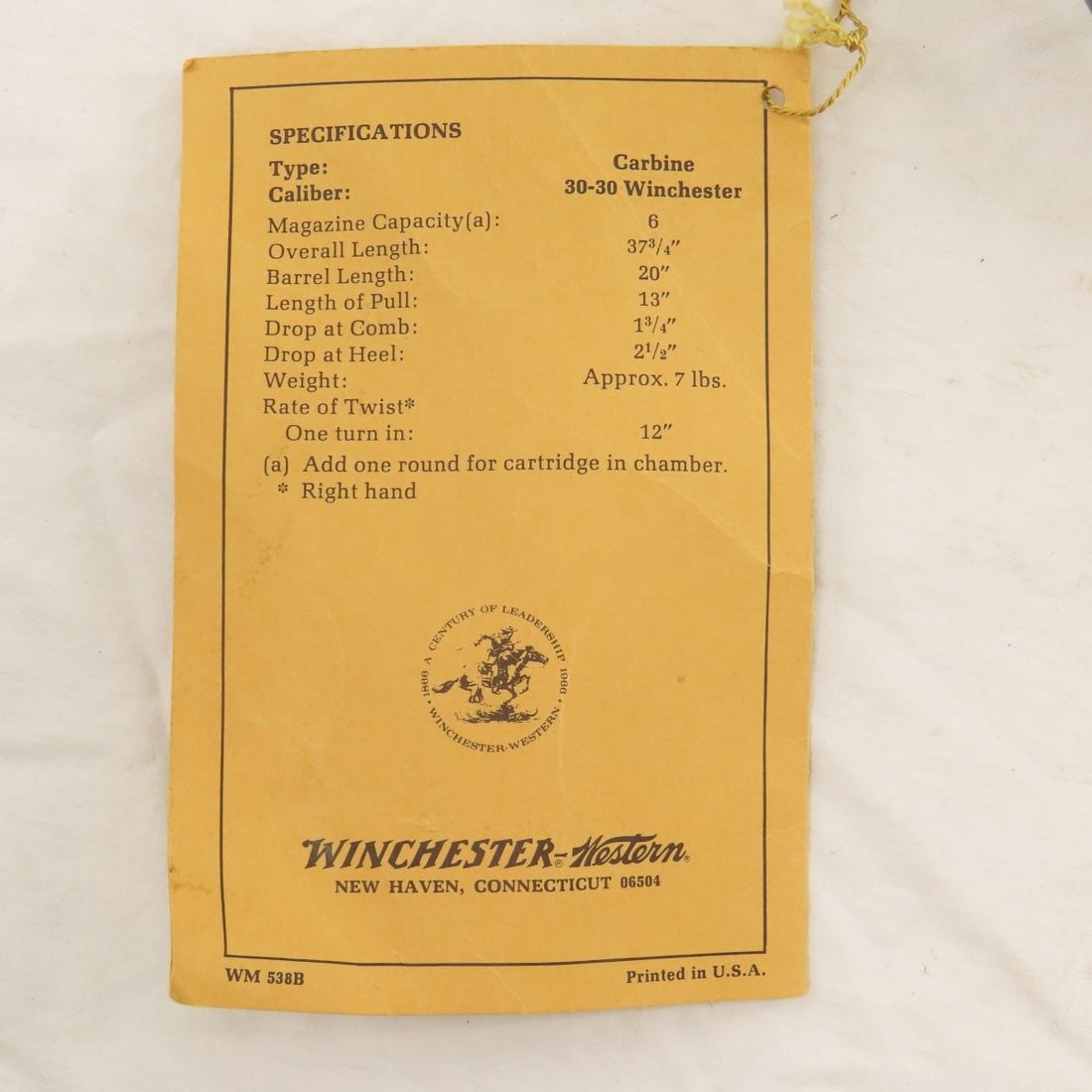 Winchester Golden Spike Commemorative .30-30 Rifle - 19