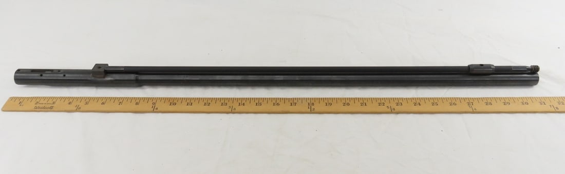 CVA Hunterbolt .45 cal BP Magnum Barrel & Rod: CVA Hunterbolt .45 cal BP Magnum Barrel & Rod - Connecticut Valley Arms made in Spain Black powder Only, .45 cal 1:28 twist , 26", with box. Lot size: 33 x 5 x 3", 5 lbs. All information and photos