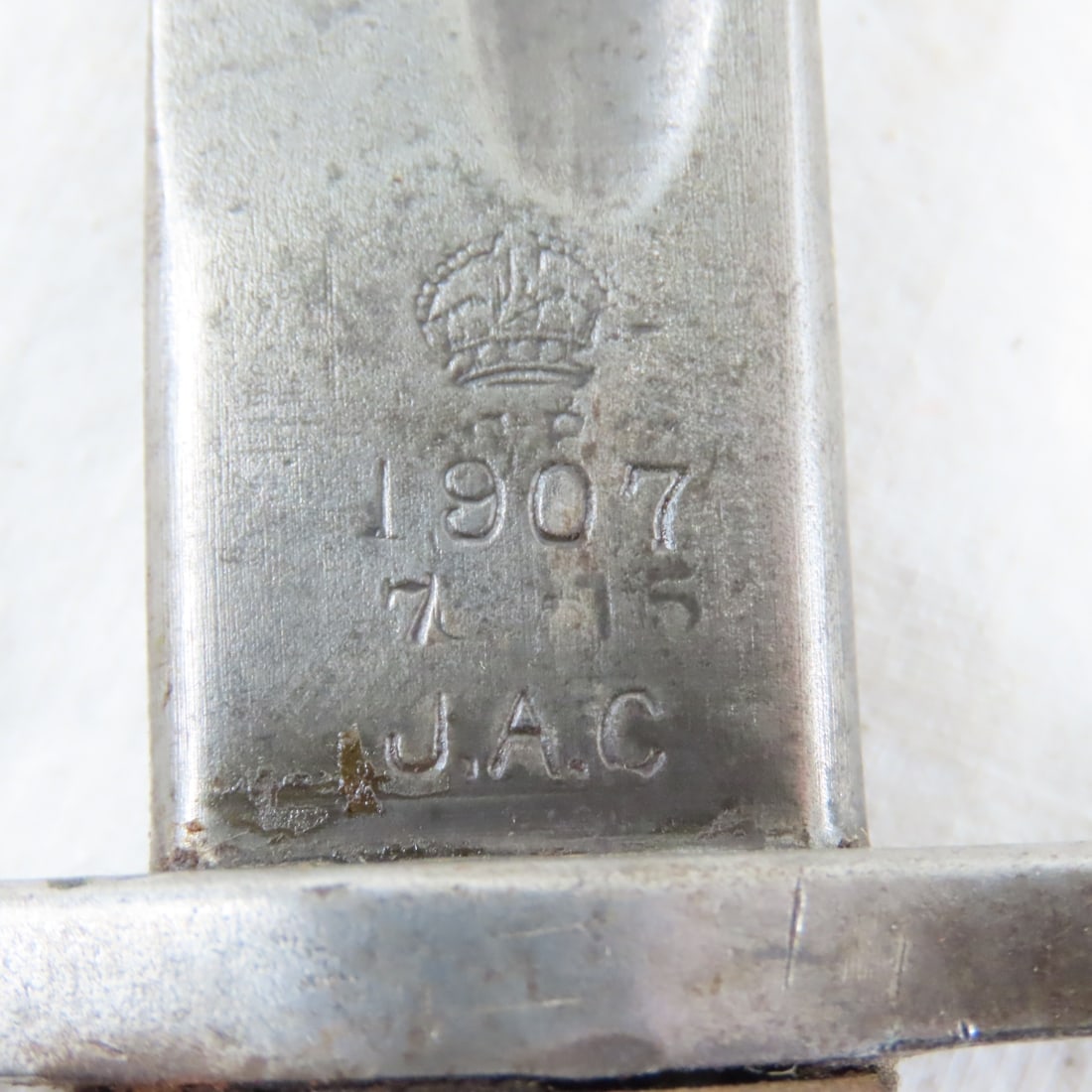 WWI Era Indian No. I MK I Sword Bayonet & Scabbard - 11