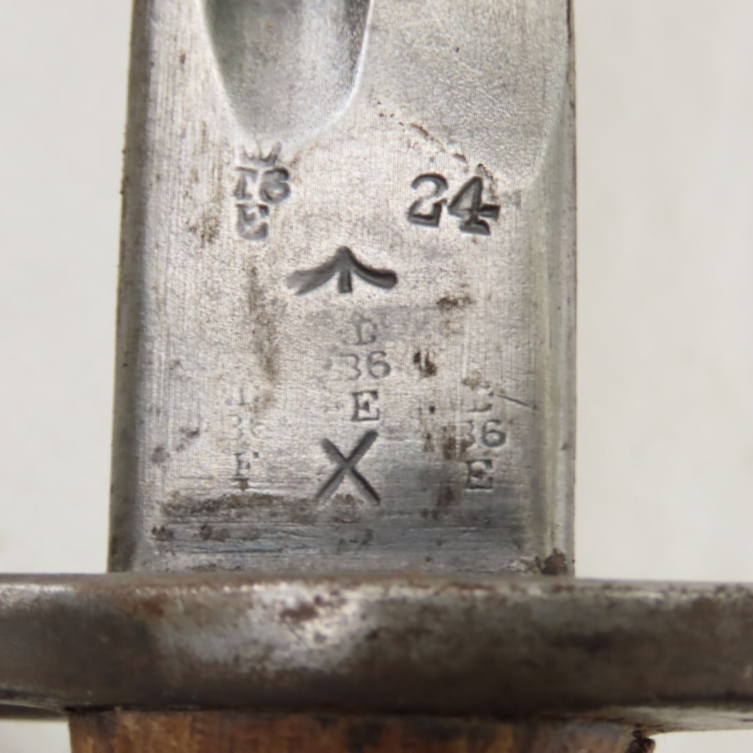 WWI Era Indian No. I MK I Sword Bayonet & Scabbard - 12