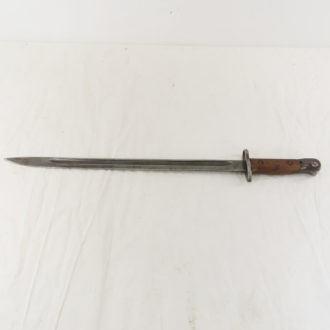 WWI Era Indian No. I MK I Sword Bayonet & Scabbard - 6