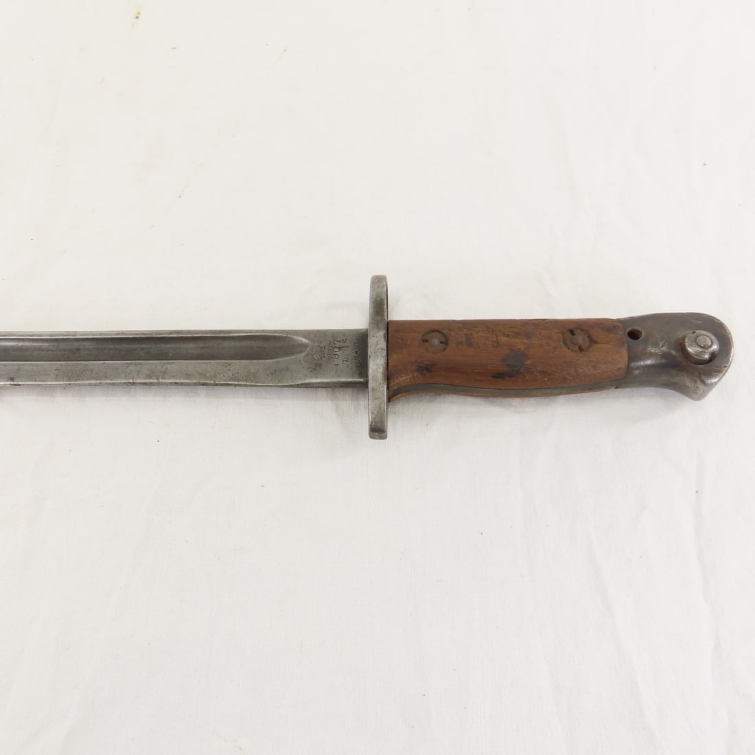 WWI Era Indian No. I MK I Sword Bayonet & Scabbard - 8